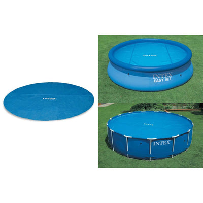 Intex 12' Pool Cover w/  12 x 2.5 Ft Metal Frame Pool w/ Intex Filters (6 Pack)