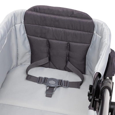 Baby Trend Expedition 2in1 Push/Pull Stroller Wagon w/ Canopy, Liberty Midnight (For Parts)