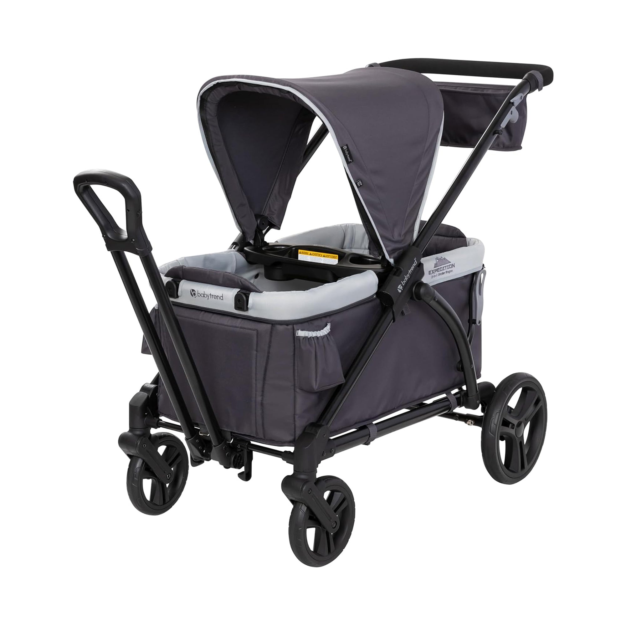 Baby Trend Expedition 2in1 Push/Pull Stroller Wagon w/ Canopy, (Open Box) - VMInnovations