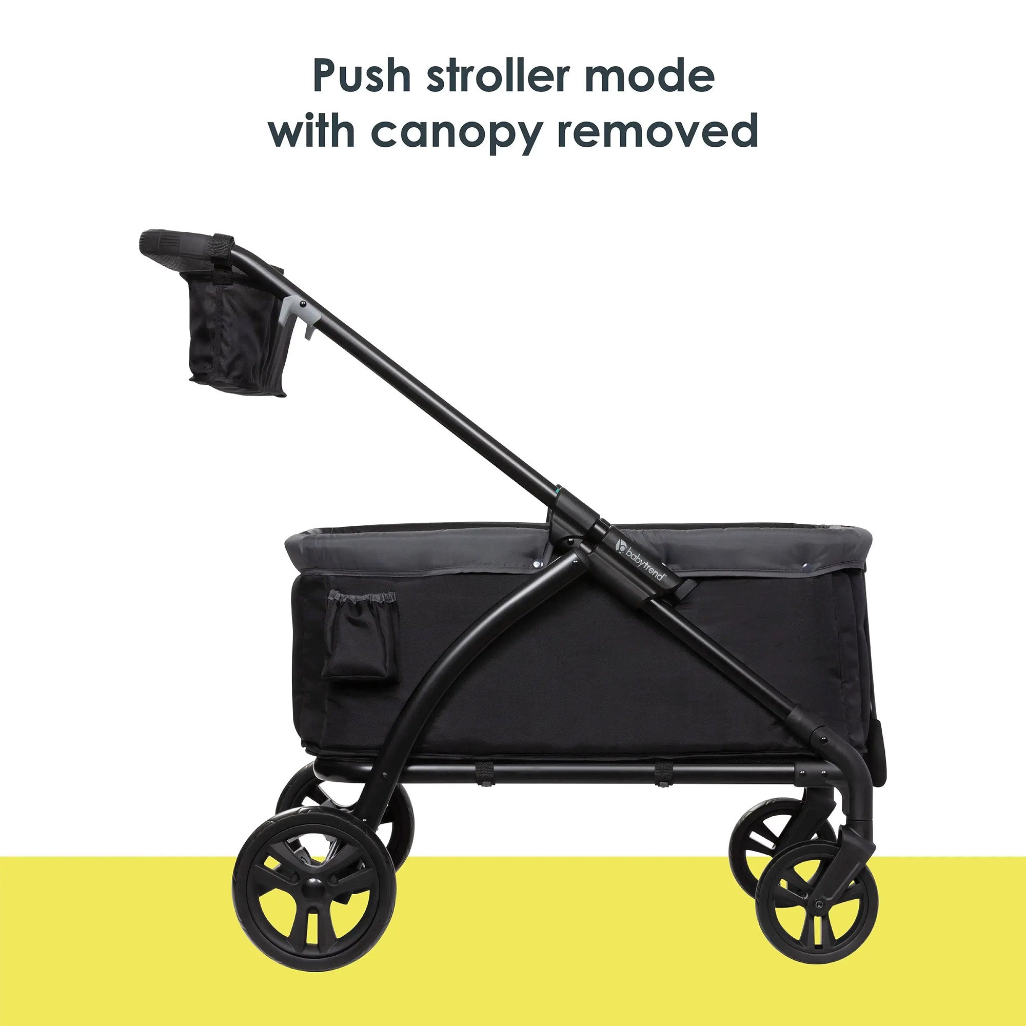Baby Trend Expedition 2 in 1 Push or Pull Stroller Wagon w/ Canopy, (Open Box)