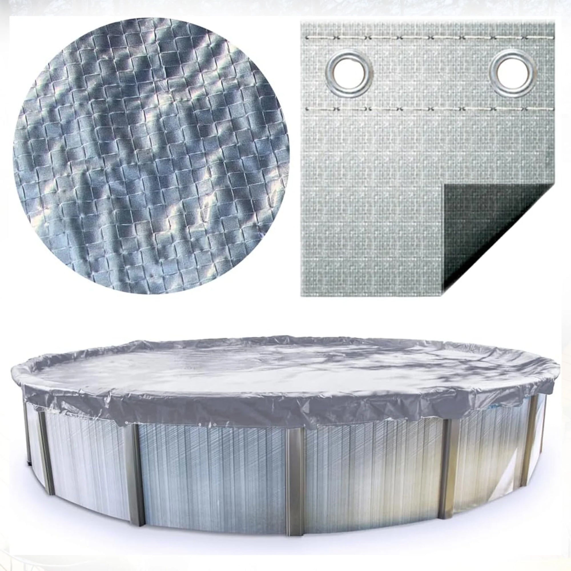 Swimline Hydrotools Silver King Winter Cover for Ground Pools (Open Box)