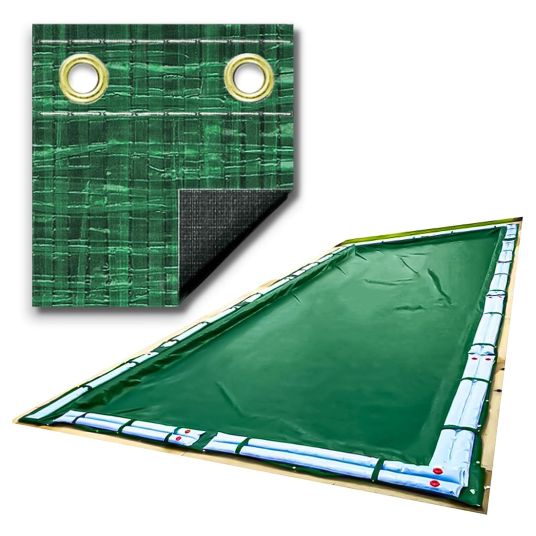 Swimline Hydrotools Ripstopper Winter Pool Cover for 30 x 50 Ft Inground Pools