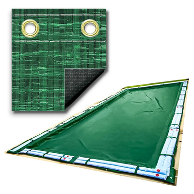 Swimline Hydrotools Ripstopper Winter Pool Cover for 18 x 40 Ft Inground Pools