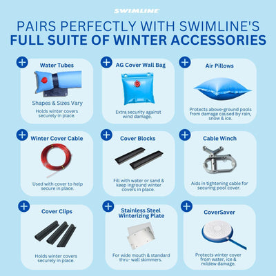 Swimline Hydrotools Guard Winter Cover for 16' Above Ground Pools (Open Box)