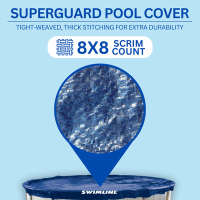 Swimline Hydrotools Supreme Guard Winter Cover for 12' x 20' Above Ground Pools - VMInnovations