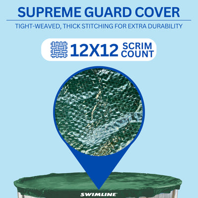 Swimline Hydrotools Supreme Guard Winter Cover for 15' x 27' Above Ground Pools - VMInnovations