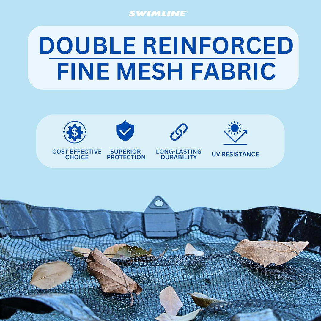 Swimline Hydrotools Leaf Net Winter Pool Cover for 16x25 Ft Above Ground Pools