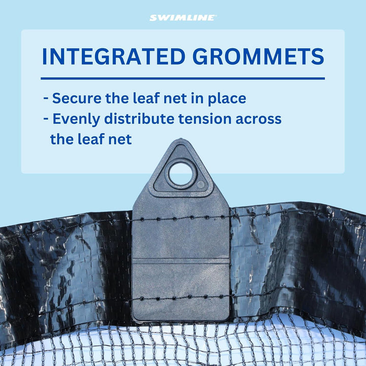 Swimline Hydrotools Leaf Net Winter Pool Cover for 12x20 Ft Above Ground Pools