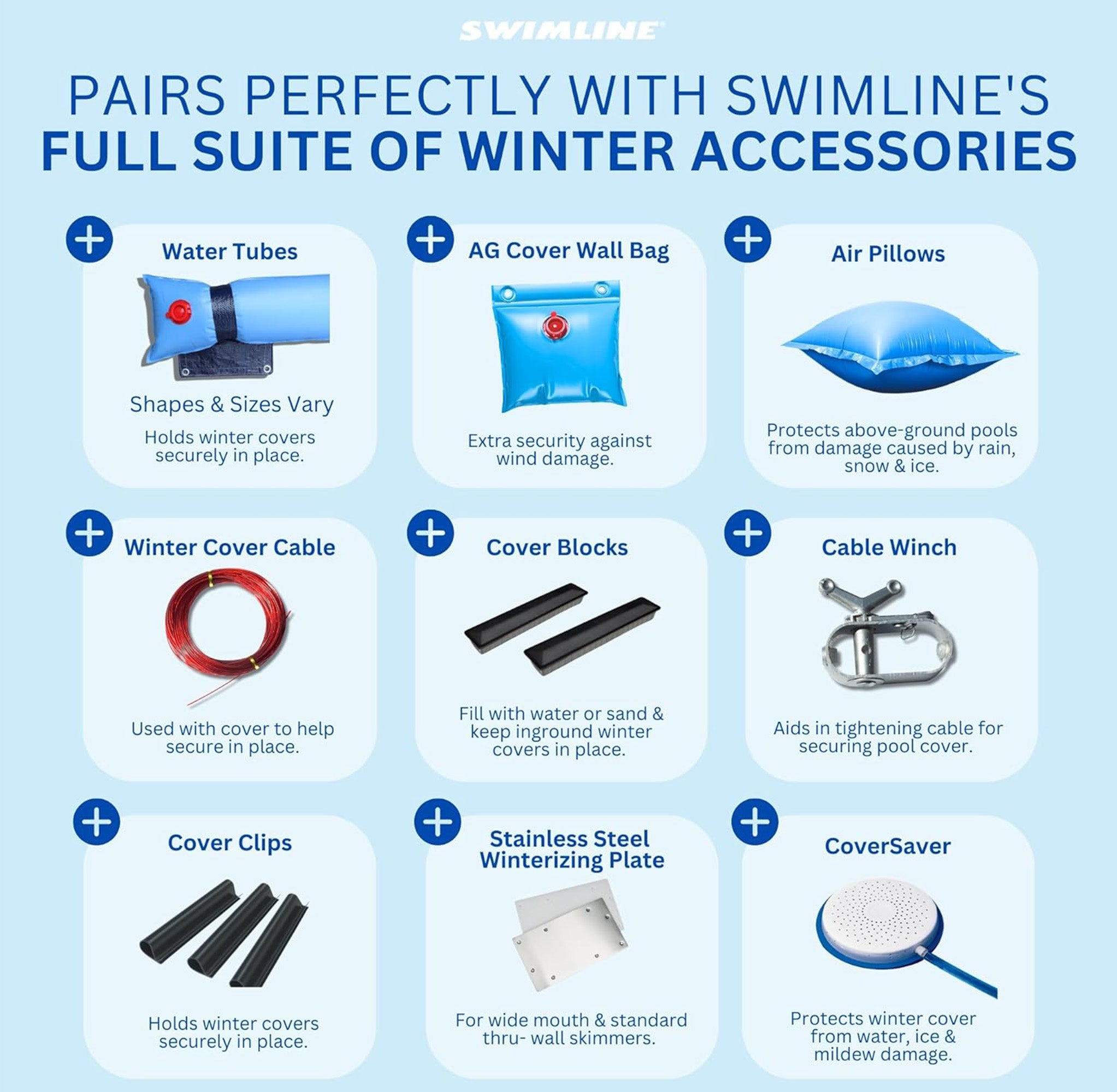 Swimline Hydrotools Leaf Net Winter Pool Cover for 14x28 Ft Above Ground Pools - VMInnovations