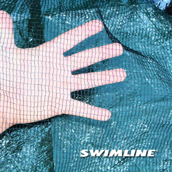 Swimline Hydrotools Winter Leaf Net, Cover for Above Ground Pool, 20x28’, Black