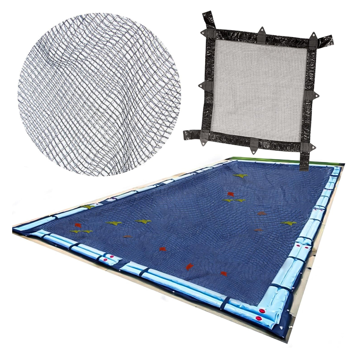 Swimline Hydrotools Winter Leaf Net, Cover for Above Ground Pool, 20x28’ (Used) - VMInnovations