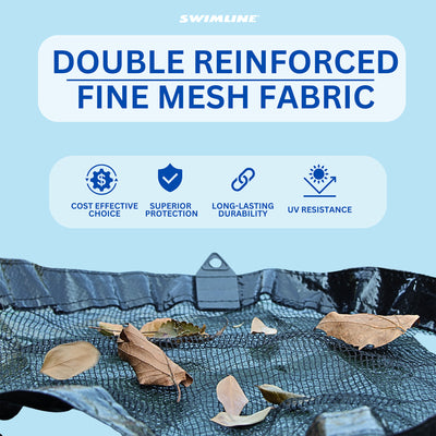 Swimline Hydrotools Leaf Net Winter Pool Cover for 18x40 Ft Above Ground Pools - VMInnovations