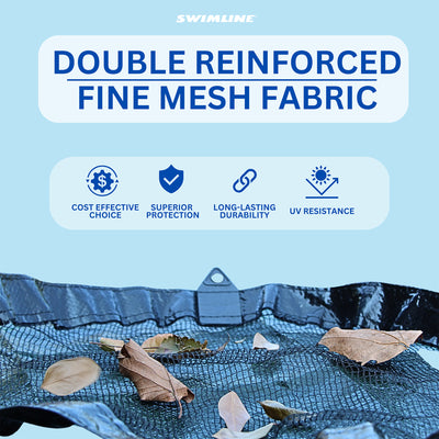 Swimline Hydrotools Leaf Net Winter Pool Cover for 25x45 Ft Above Ground Pools - VMInnovations