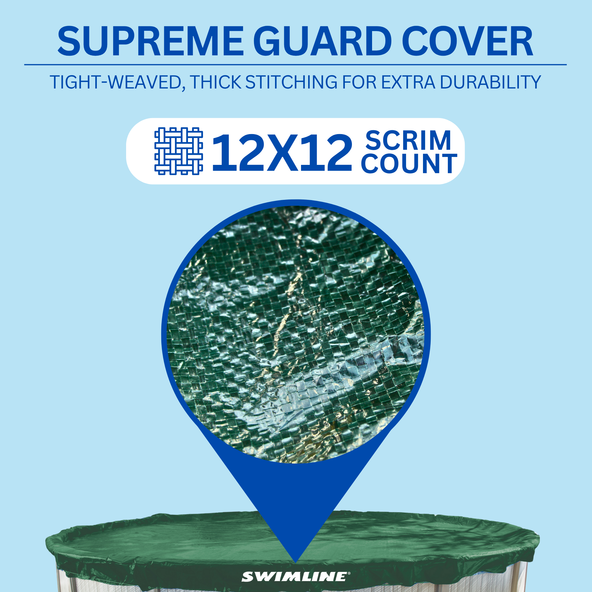 Swimline Hydrotools Supreme Guard Winter Cover for 15' Round Pools (Open Box)