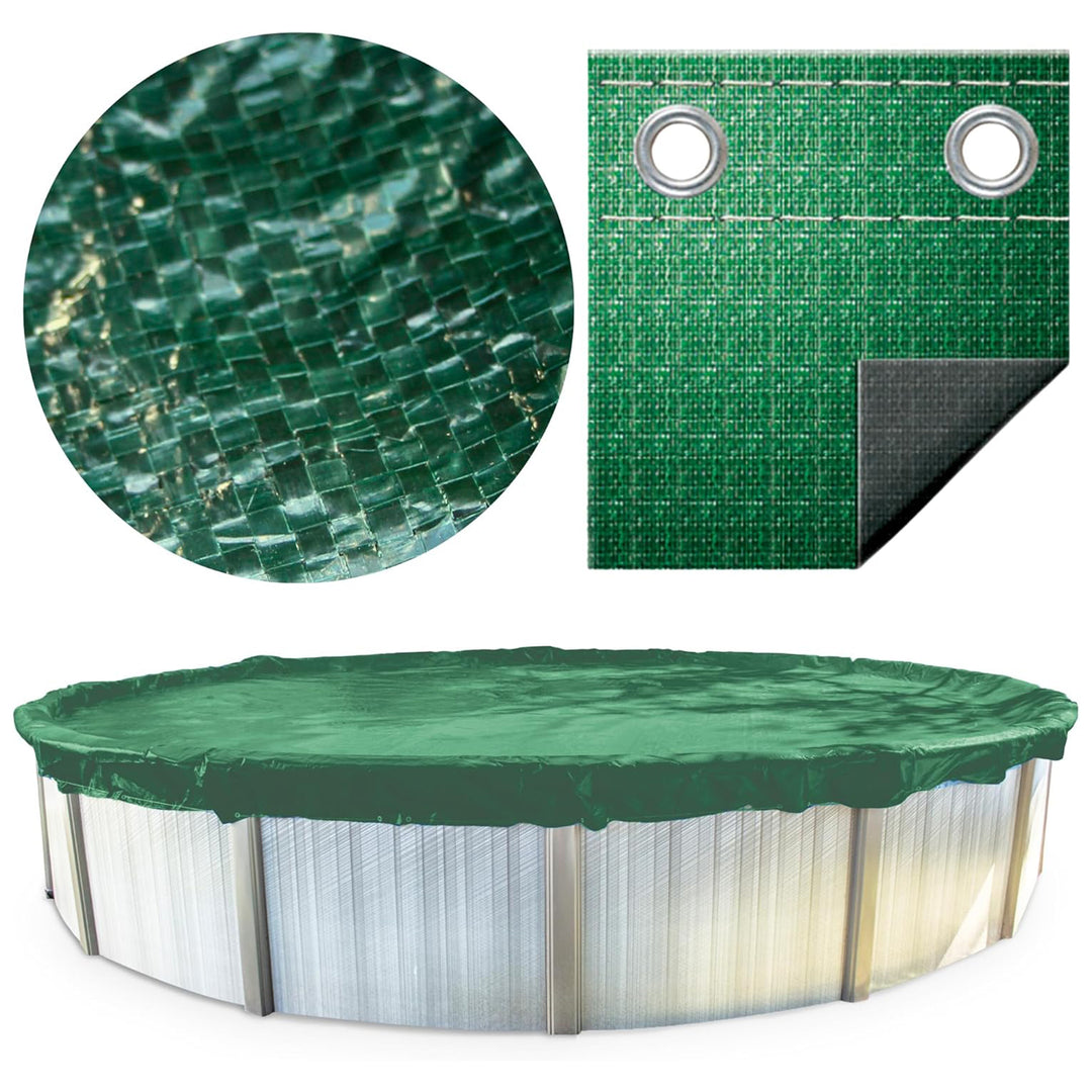 Swimline Hydrotools Supreme Guard Winter Cover for 18x34 Ft Above Ground Pools