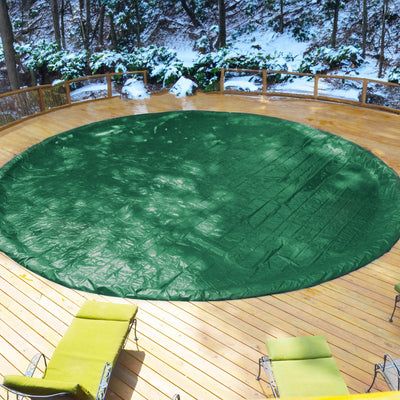 Swimline Hydrotools Supreme Guard Winter Cover for 18x36 Ft Above Ground Pools - VMInnovations