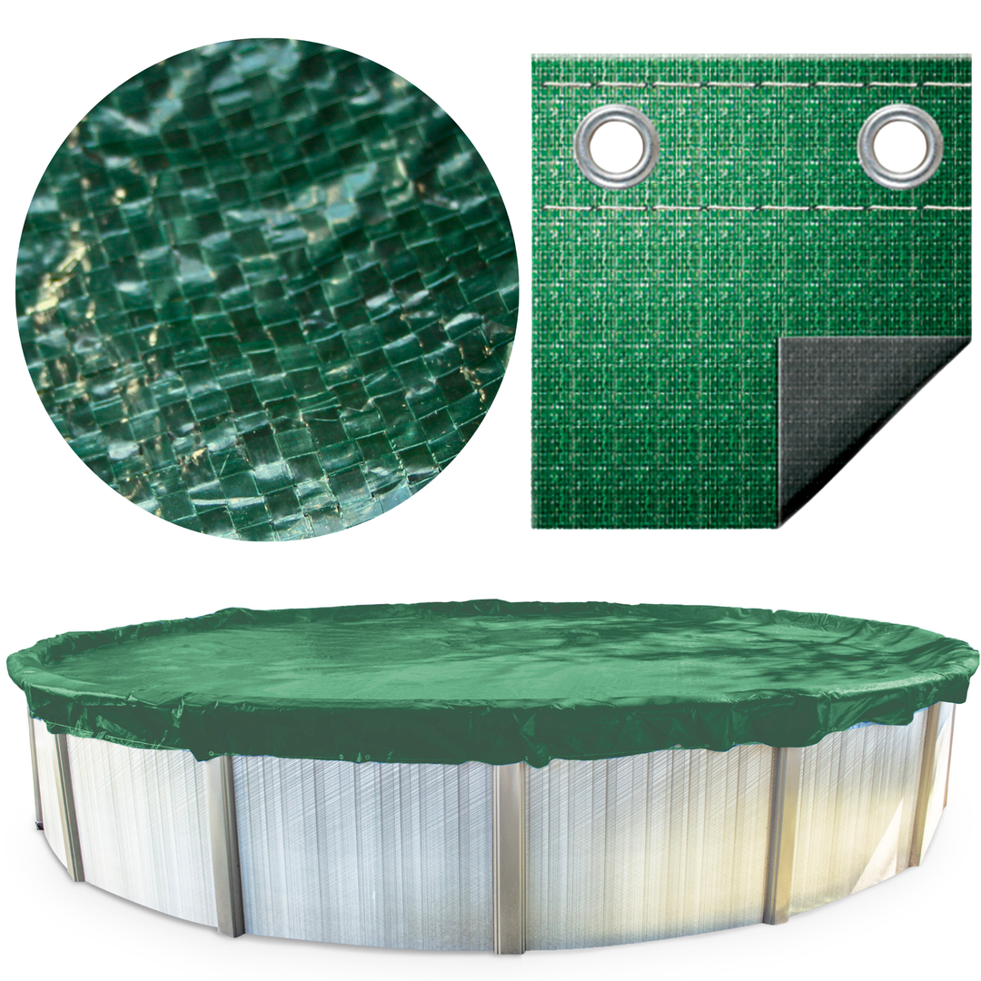 Swimline Hydrotools Supreme Guard Winter Cover for 18x40 Ft Above Ground Pools