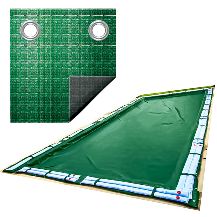 Swimline Hydrotools Supreme Guard Winter Pool Cover for 16x24 Ft Inground Pools