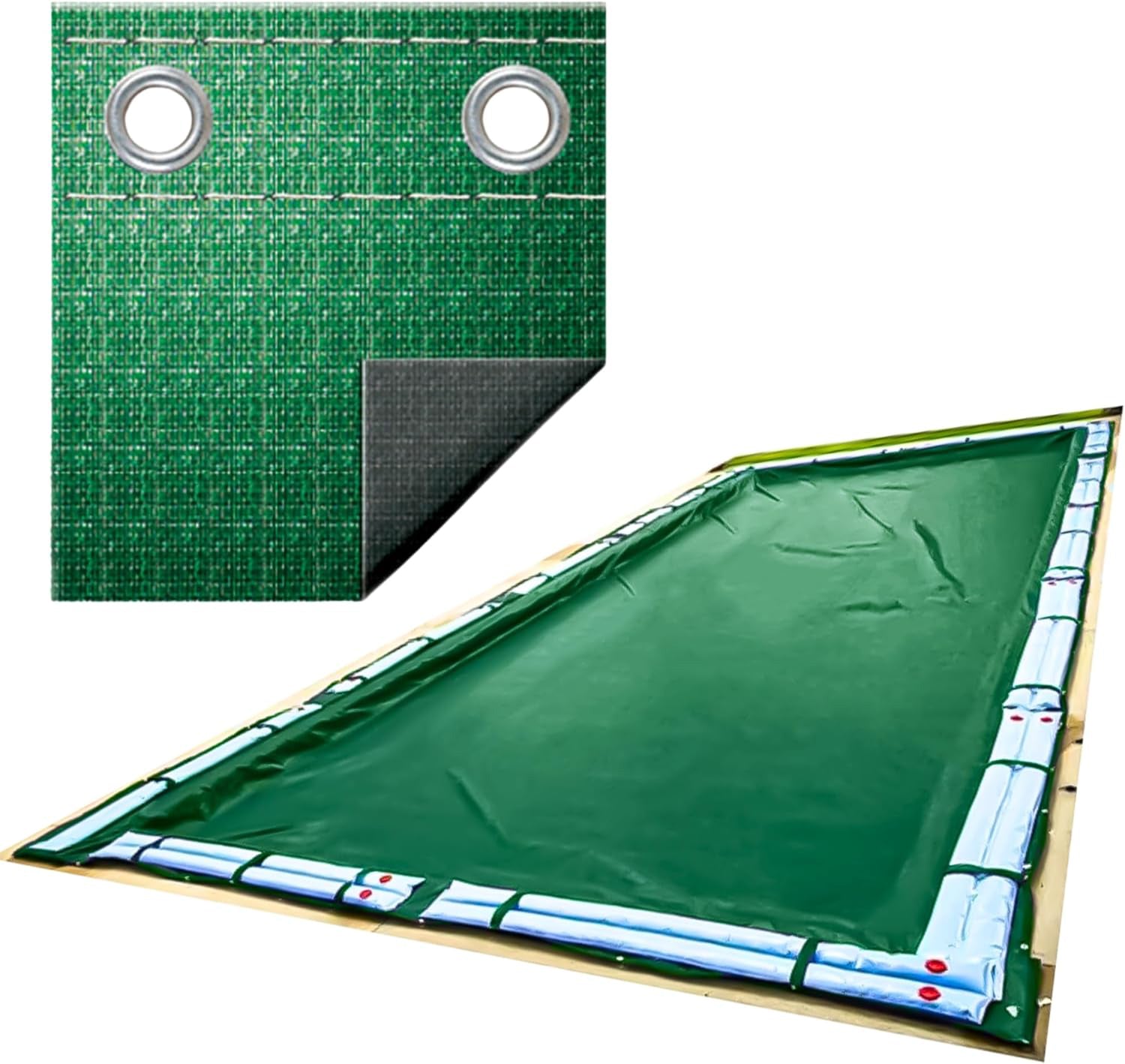 Swimline Hydrotools Supreme Guard Winter Pool Cover for 20x36 Ft Inground Pools - VMInnovations