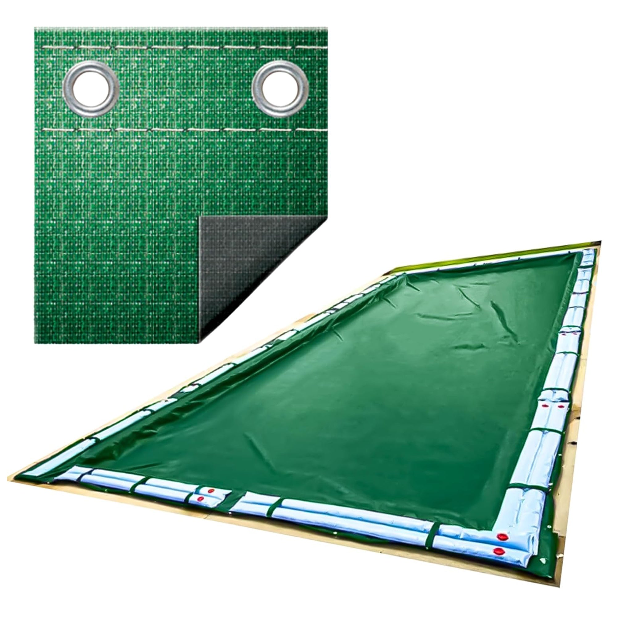 Swimline Hydrotools Supreme Guard Winter Pool Cover for 25x40 Ft Inground Pools