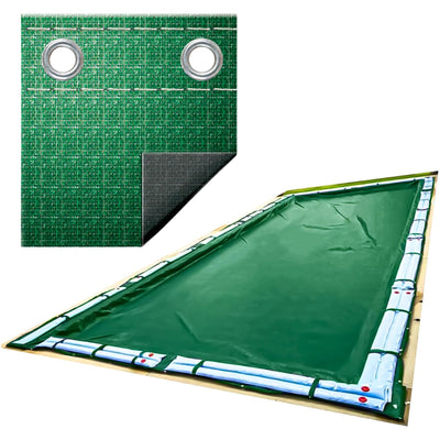 Swimline Hydrotools Supreme Guard Winter Pool Cover for 30x50 Ft Inground Pools - VMInnovations