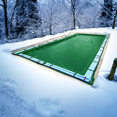 Swimline Hydrotools Supreme Guard Winter Pool Cover for 20x40 Ft Inground Pools - VMInnovations