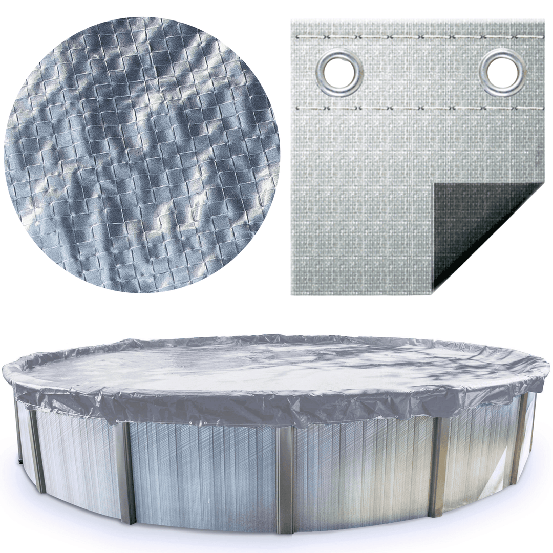 Swimline Hydrotools King Winter Cover for 12x20 Ft Above Ground Pools (Open Box)