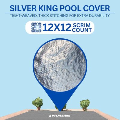 Swimline Hydrotools Silver King Winter Pool Cover for Inground Pools (Open Box) - VMInnovations