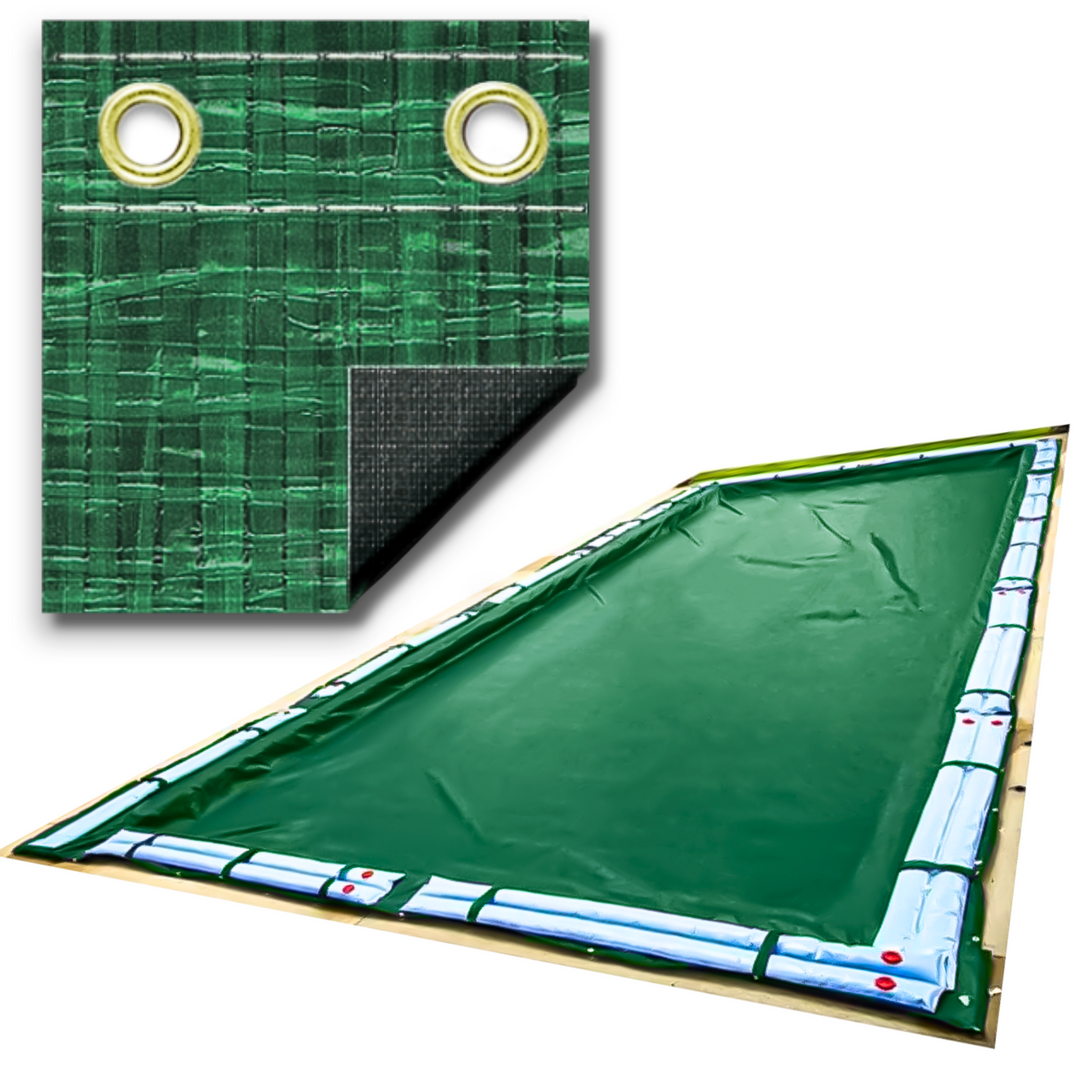 Swimline Hydrotools Ripstopper Winter Pool Cover for 20 x 45 Ft Inground Pools