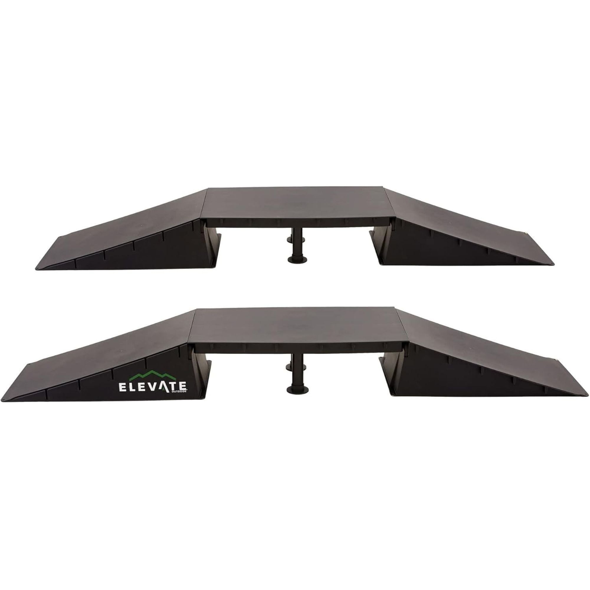 Elevate Jumbo Skateboard Ramp 9pc Set w/EZ-Link Setup, Orange (For Parts) - VMInnovations