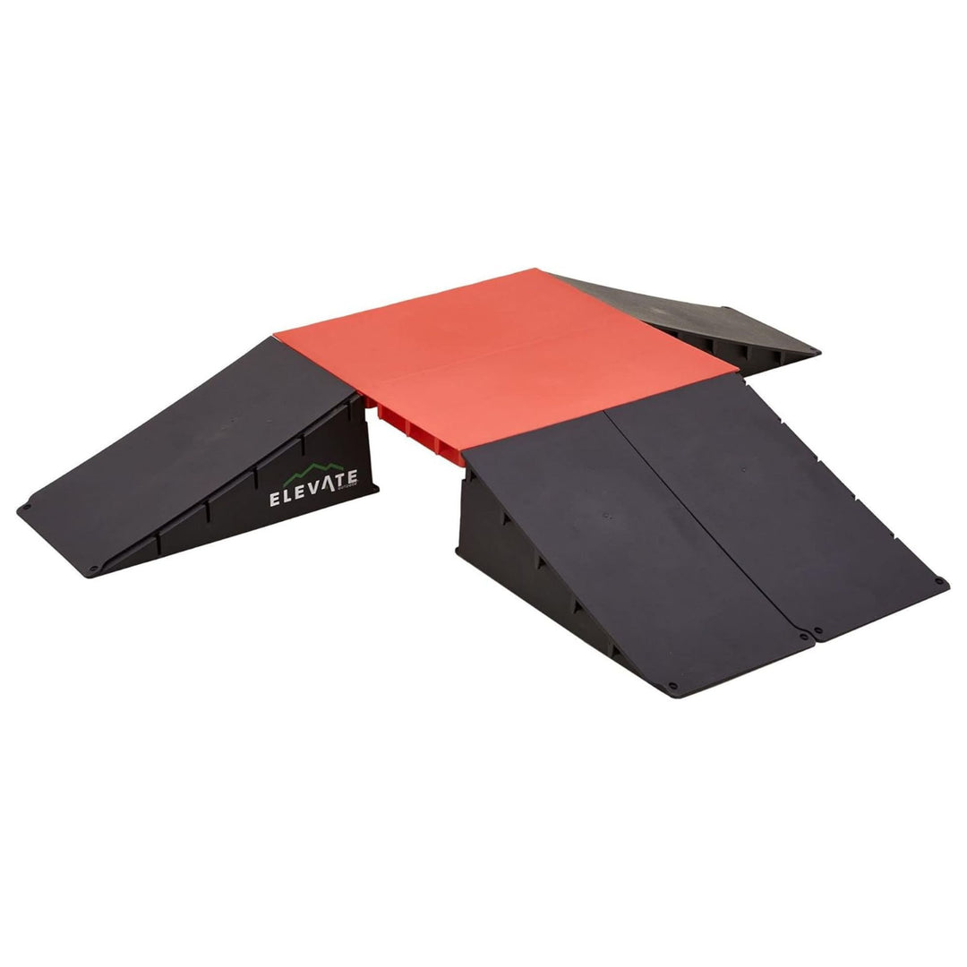 Elevate Outdoor Mini Skateboard Ramp 6pc Set w/EZ-Link Setup, Orange (Open Box)