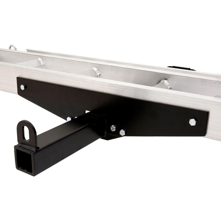 Black Widow Dirt Bike Carrier with Wheel Chock and 400 Pound Capacity, Silver