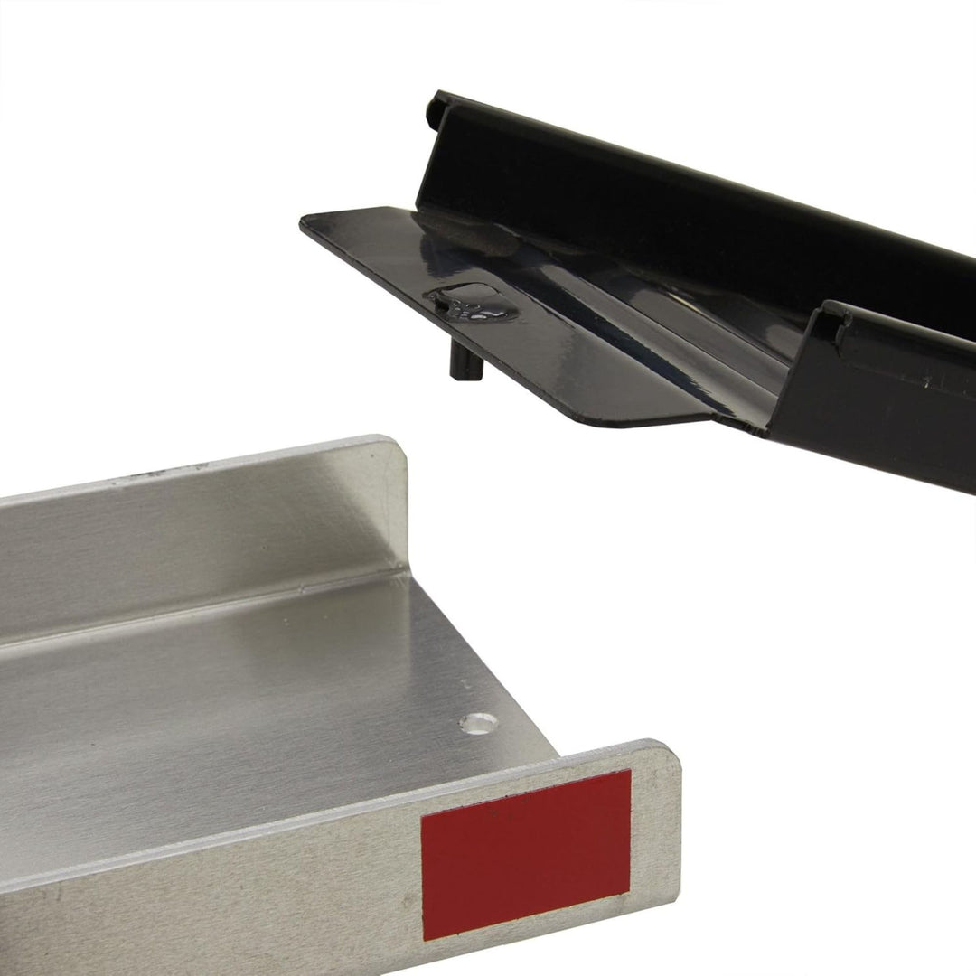 Black Widow Heavy Duty Hitch Mount Motorcycle Carrier Steel Track&Ramp(Open Box)