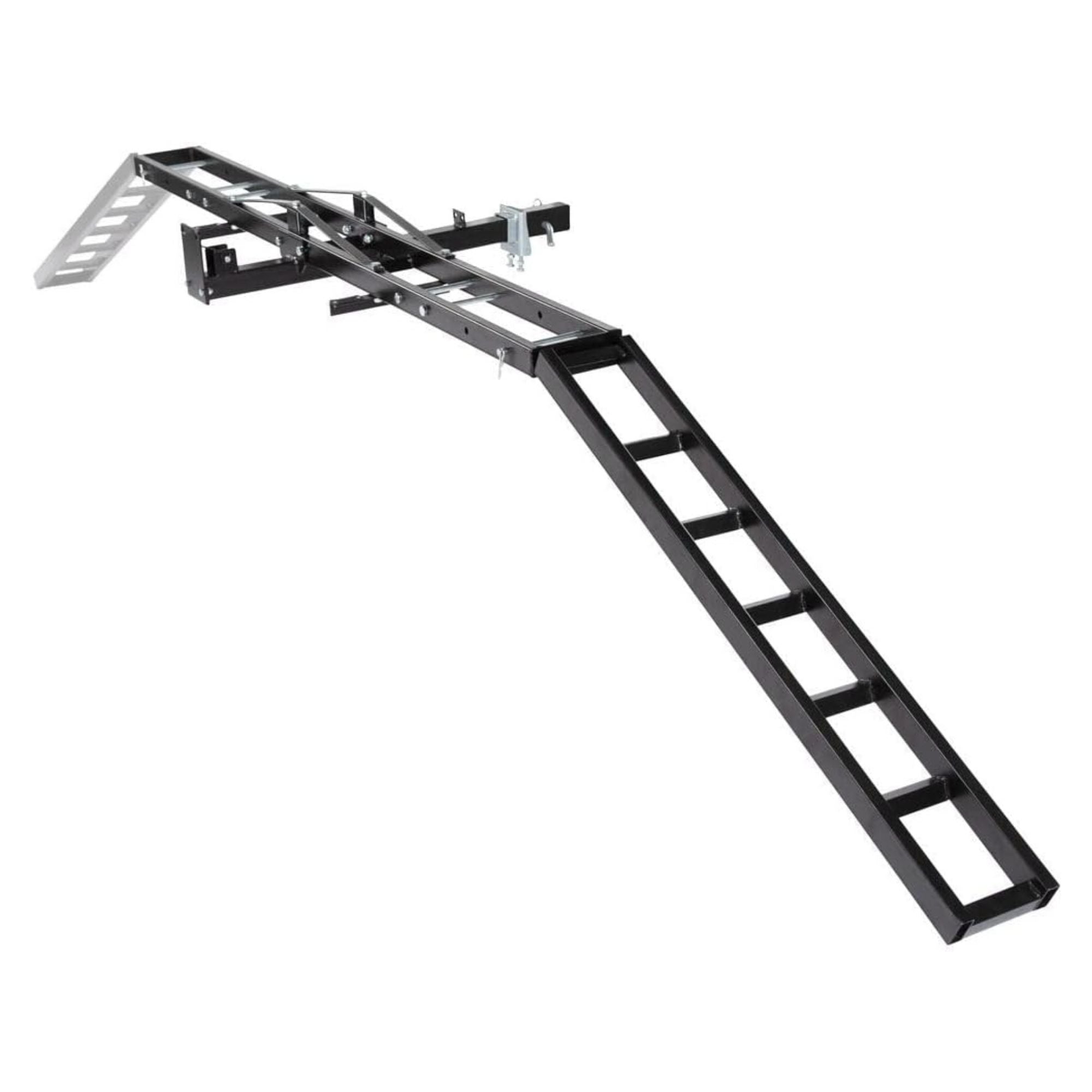 Black Widow Motorcycle Bike Carrier with Ramp for 2" Hitch, 500 lbs Cap(Used) - VMInnovations