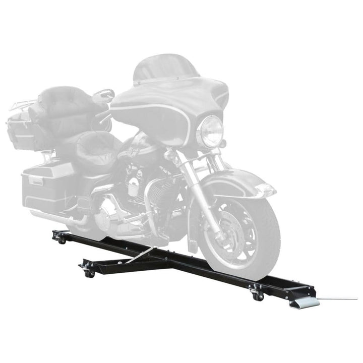 Black Widow Heavy Duty Motorcycle Dolly and Cruiser Garage Storage Ramp, Black