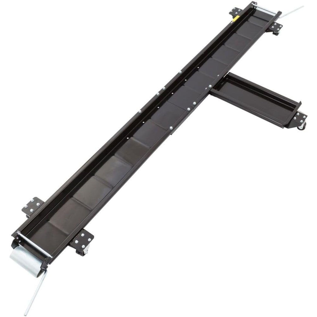 Black Widow Heavy Duty Motorcycle Dolly and Cruiser Garage Storage Ramp, Black
