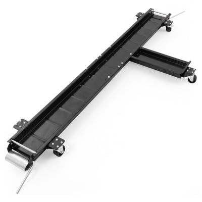 Black Widow Heavy Duty Motorcycle Dolly and Cruiser Garage Storage Ramp, Black - VMInnovations