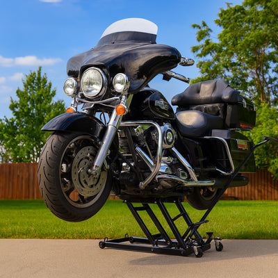 Black Widow Motorcycle & ATV Hydraulic Lift Jack Stand up to 1500 lbs (Open Box) - VMInnovations