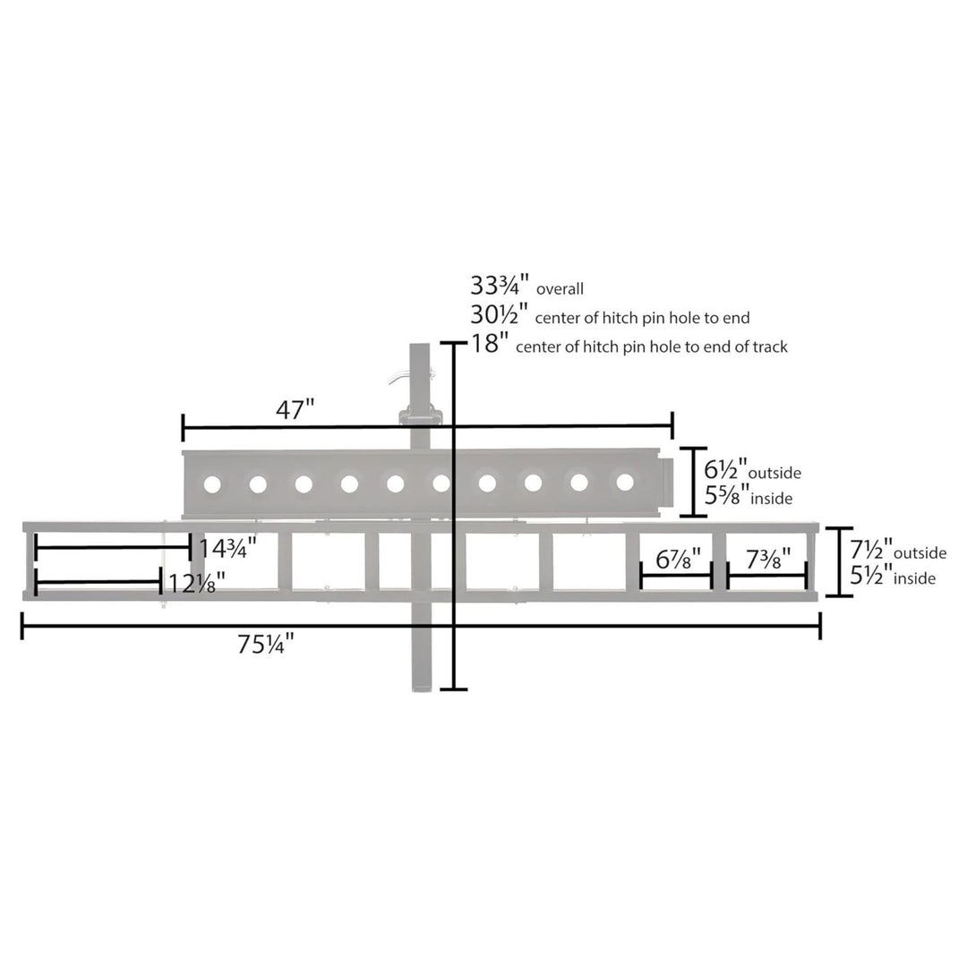 Black Widow Aluminum Dirt Bike Carrier, 400lb Capacity, Black (Open Box)