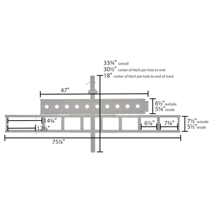 Black Widow Aluminum Dirt Bike Carrier, 400lb Capacity, Black (Open Box)