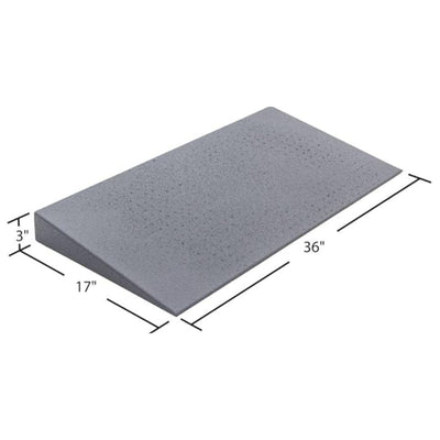 VersaRamp Lightweight Foam Threshold Ramp for Wheelchairs, 3 Inch Rise, Gray - VMInnovations