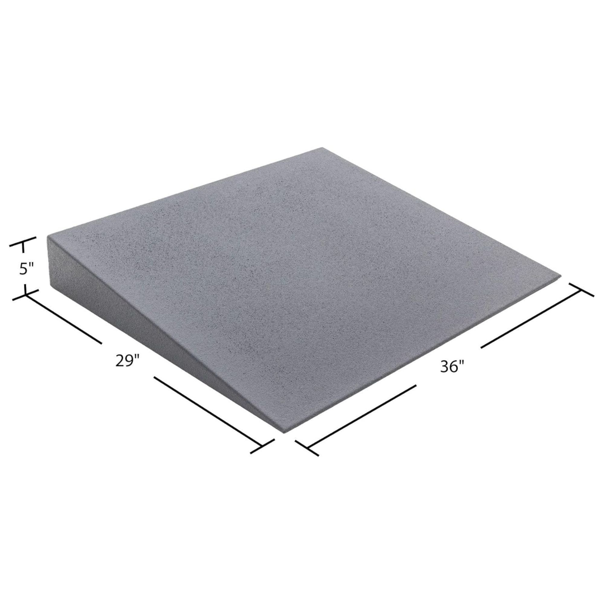 VersaRamp Lightweight Foam Threshold Ramp for Wheelchairs, 5 Inch Rise, Gray - VMInnovations