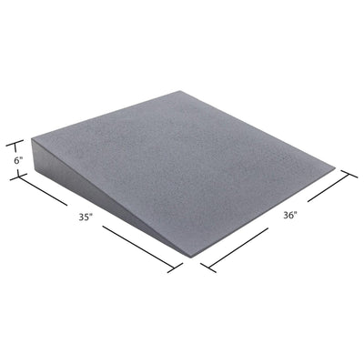 VersaRamp Lightweight Foam Threshold Ramp for Wheelchairs, 6 Inch Rise, Gray - VMInnovations