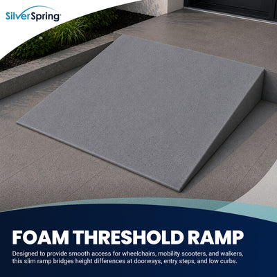 Silver Spring VersaRamp Light Foam Threshold Ramp for Wheelchairs(Open Box) - VMInnovations