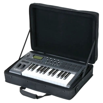 SKB 19”x13” DJ Controller & Small MIDI Keyboard Soft Case Padded Bag, Black - VMInnovations