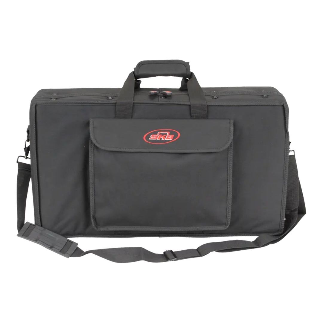 SKB 21”x 11” DJ Foot Controller Small MIDI Keyboard Soft Case Padded Bag, Black