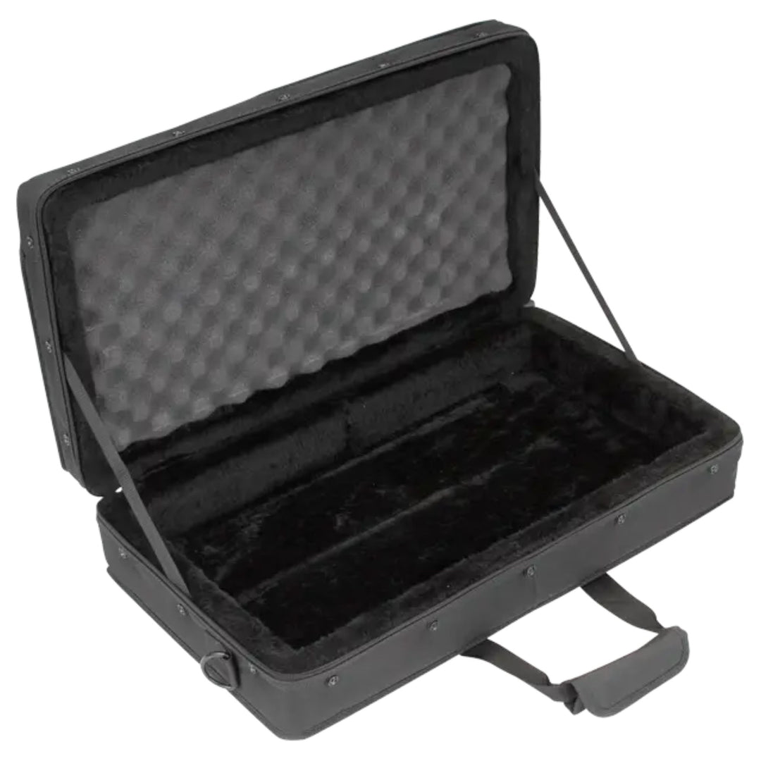 SKB 21”x 11” DJ Foot Controller Small MIDI Keyboard Soft Case Padded Bag, Black