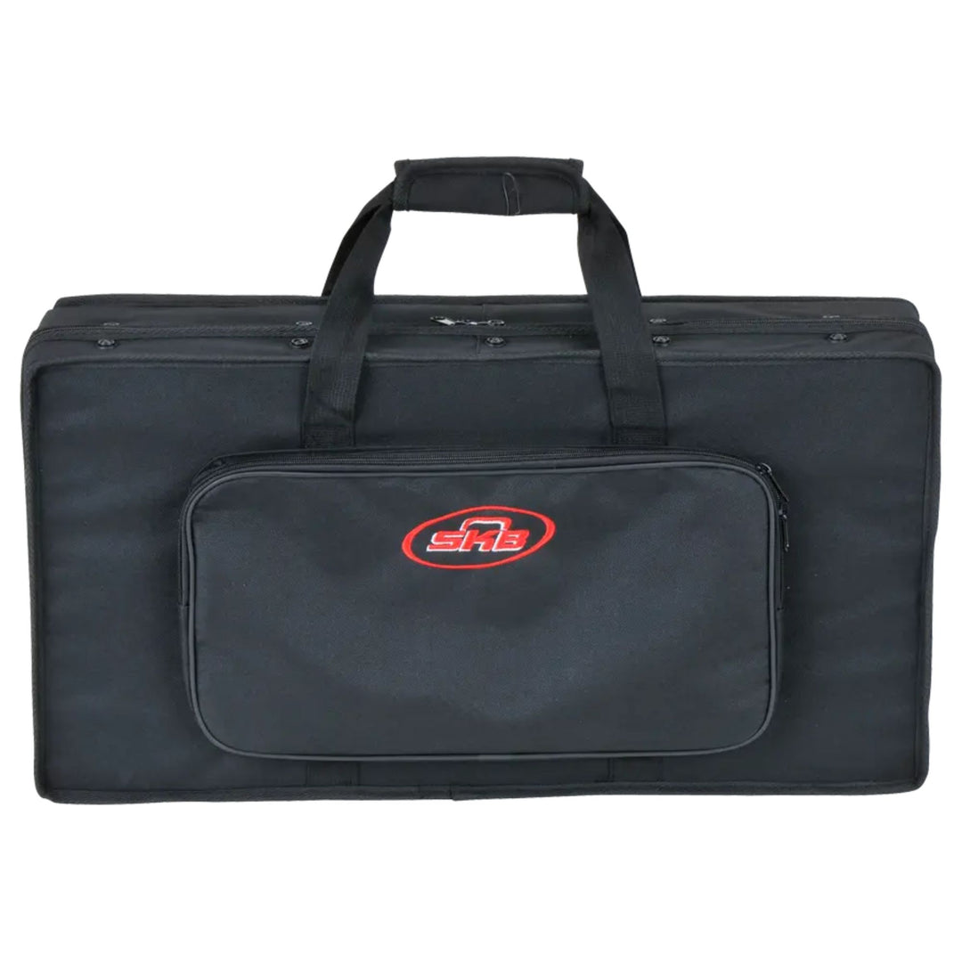 SKB 23”x11” DJ Controller & Small MIDI Keyboard Soft Case Padded Bag, Black