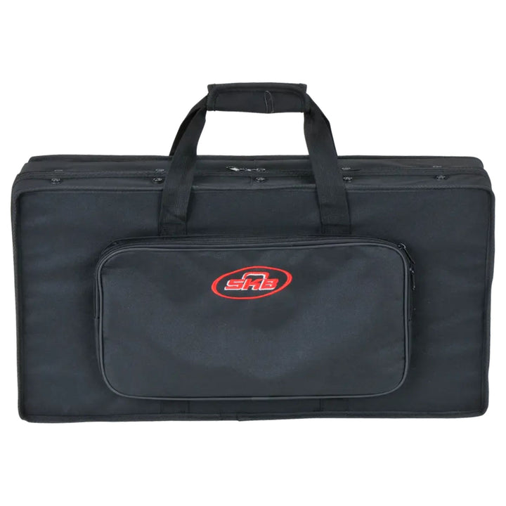 SKB 23”x11” DJ Controller & Small MIDI Keyboard Soft Case Padded Bag, Black