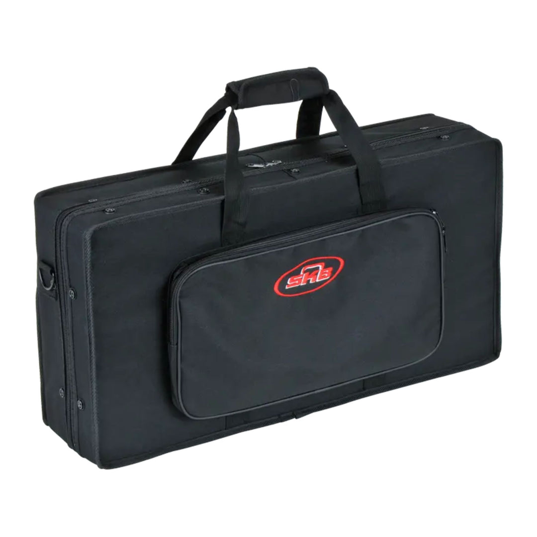SKB 23”x11” DJ Controller & Small MIDI Keyboard Soft Case Padded Bag, Black